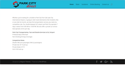 Desktop Screenshot of parkcitydirectshuttle.com