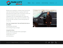 Tablet Screenshot of parkcitydirectshuttle.com